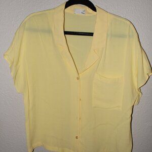 Wilfred Free Linen Crop Tee